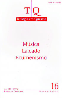 					View No. 16 (2009): Musica, Laicado, Ecumenismo
				